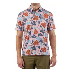 Men's Good Good Golf Canyon Polo Large Pink