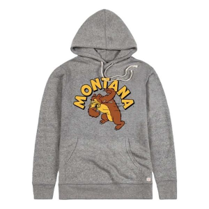 Montana Grizzlies Homefield Apparel Hoodie Small Grey Heather