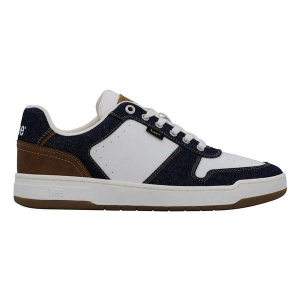 Men's Lee Specter Sneakers 10.5 Regular White/Navy Denim