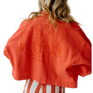 Gameday Social Women's Nebraska Cornhuskers Sanders Canvas Jacket