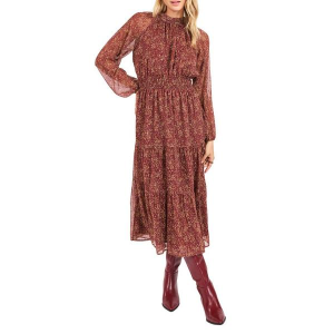 Women's Sadie And Sage Candlelight Midi Dress Small Burgundy