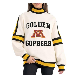 Minnesota Golden Gophers Gameday Couture Women's Crew Large White/Gold