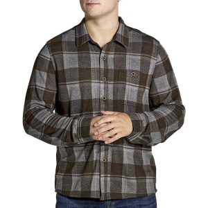 Men's North River Heritage Plaid Long Sleeve Button Up Shirt XLarge Earth