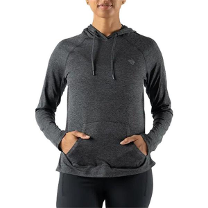 Women's rabbit Ez Running Hoodie Large Black Charcoal