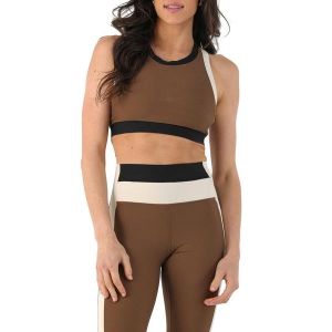 Women's Glyder Socialite Sports Bra XLarge Chocolate Oatmilk