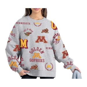 Minnesota Golden Gophers Gameday Couture Women's Crew Large Ash