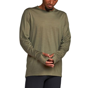 Men's Janji Repeat Merino Long Sleeve Shirt Small Conifer
