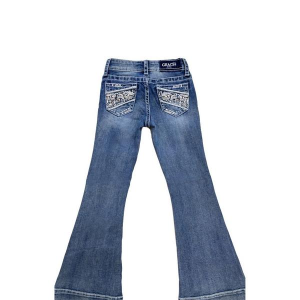 Girls' Grace In LA Floral Original Bootcut Jeans Medium Wash 10