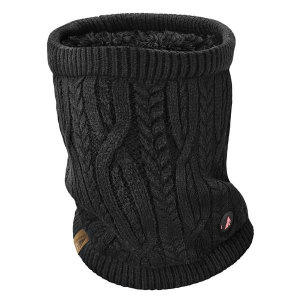 ActionHeat 5V Cable Knit Neck Gaiter One Size Black