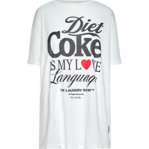 Women's The Laundry Room Love Diet Coke Oversized T-Shirt Small White
