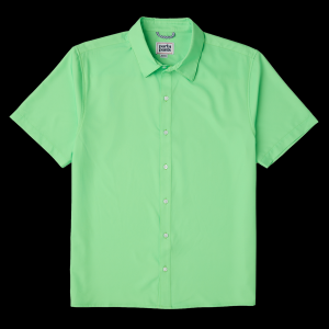 Men's Party Pants Sharka Magic Weekender Button Up Shirt Small Lime