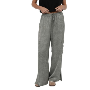 Women's Sage The Label Forever Yours Cargo Pants Small Steel Grey Heather