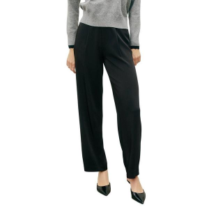 Women's DRESS FORUM Terra Hush Wide Leg Dress Pants Medium Black