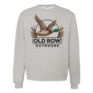 Men's Old Row The Mallard Crewneck Sweatshirt XLarge Grey Heather