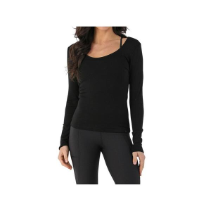 Women's Glyder Aubrey Long Sleeve Shirt Small Black