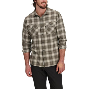 Men's Royal Robbins Vogelsang Long Sleeve Flannel XLarge Everglade Round Top Plaid