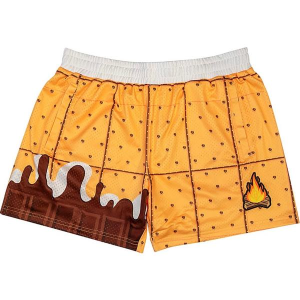 Boys' Baseball Lifestyle 101 Campfire Shorts Youth XLarge S'mores