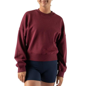 Women's rabbit Running Crewneck Sweatshirt XLarge Tawny