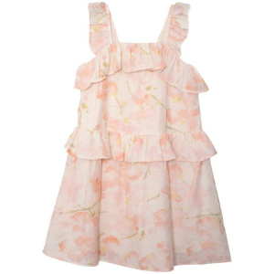 Girls' Isobella and Chloe Sundrop Babydoll Dress 7 Pink