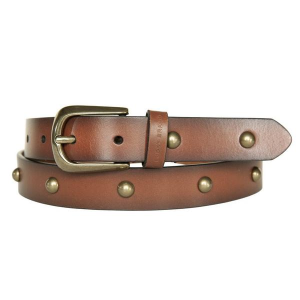 Women's Lucky Brand Stud Belt XLarge Tan