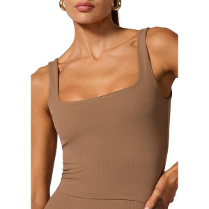 Women's MPG Sport Ribbed Crop Sports Bra XSmall Caribou