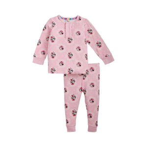 Magnetic Me Ruffle Placket Pajama Set Toddler 2T Minnie Galentines Day