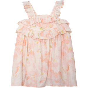 Girls' Isobella and Chloe Sundrop Babydoll Dress 12 mo. Pink