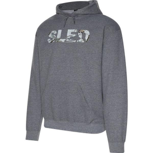 Men's Ride Sled Backcountry Snowmobiling Hoodie Large Graphite Heather/Snow Camo
