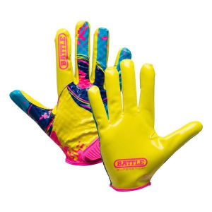 Men's Battle "Alien" Cameleon Receiver Football Gloves