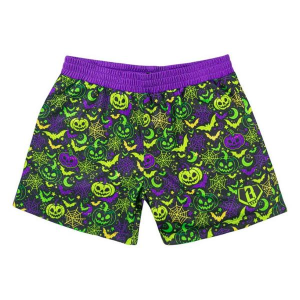 Boys' Baseball Lifestyle 101 Spooky SZN Shorts Youth XLarge Purple/Green