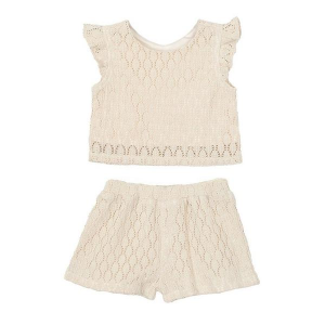 Girls' Mabel + Honey Barnyard Babe Set 6X Natural