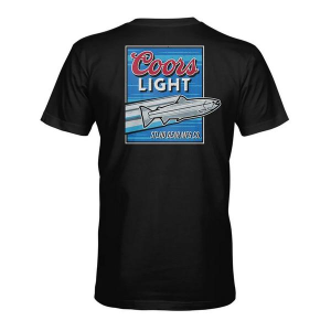 Men's STLHD STLHD X COORS Light Throwback T-Shirt 2XLarge Black