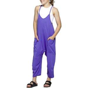 Girls' Fornia Yoga Romper Large Blue