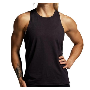 Women's Born Primitive Premium Basic Twist Crew Neck Tank Top Small Black