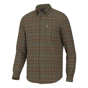 Men's Local Boy Outfitters Zeigler Stretch Long Sleeve Flannel XLarge Rust/Red/Green