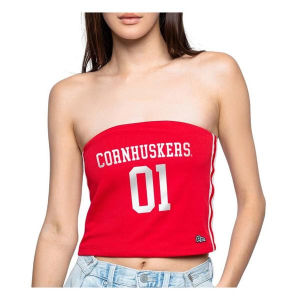 Nebraska Cornhuskers Hype and Vice Women's Tube Top Jersey Large Red