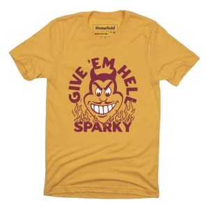Arizona State Sun Devils Homefield Apparel Give em T-Shirt Small Gold
