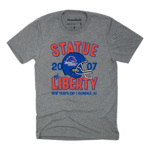 Boise State Broncos Homefield Apparel Liberty Vintage T-Shirt Medium Grey Heather