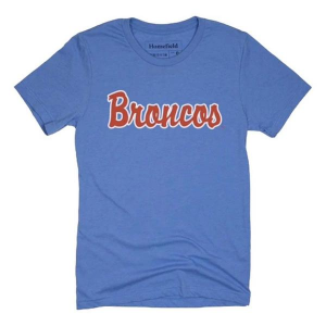 Boise State Broncos Homefield Apparel Vintage Script T-Shirt 2XLarge Royal