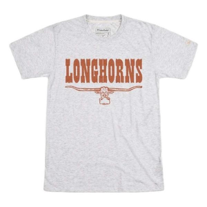 Texas Longhorns Homefield Apparel Retro Bevo T-Shirt 2XLarge Ash