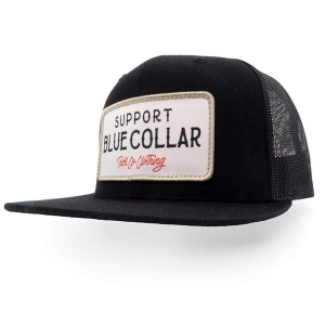 Men's Troll Co. Clothing Barricade Mesh Work Snapback Hat One Size Black White