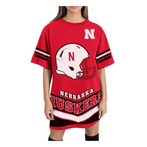 Nebraska Cornhuskers Gameday Couture Women's Perfect Oversized Medium Red