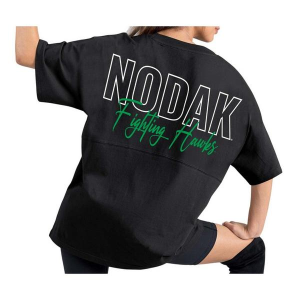 North Dakota Fighting Hawks Gameday Couture Women's Back At Ya T-Shirt Small Black