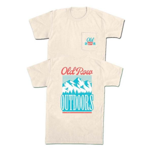 Men's Old Row The Dry Mountain Pocket T-Shirt 2XLarge Ivory