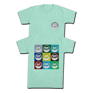 Men's Old Row The Art of the Buzz Pocket T-Shirt XLarge Chalky Mint