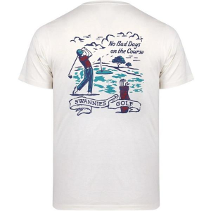 Men's Swannies Golf Swing T-Shirt 2XLarge Vintage White