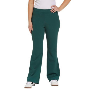 Women's Tribal Fancy Rib Pull-On Flare Leg Sweatpants XLarge Silver Pine Regular