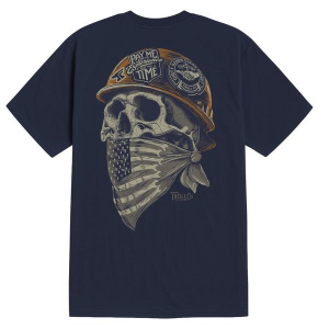 Men's Troll Co. Clothing DHCM Headstrong T-Shirt Medium Navy