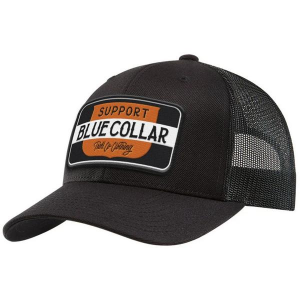 Troll Co. Clothing SBC Barricade Shield Trucker Work Snapback Hat One Size Black