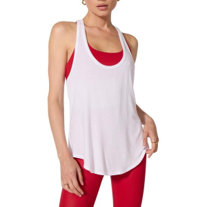 Women's MPG Sport Breeze Racer Scoop Neck Tank Top Large Brilliant White